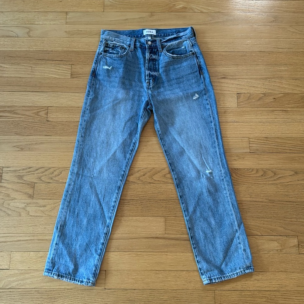 PISTOLA NWOT Charlie High Rise Straight Jean